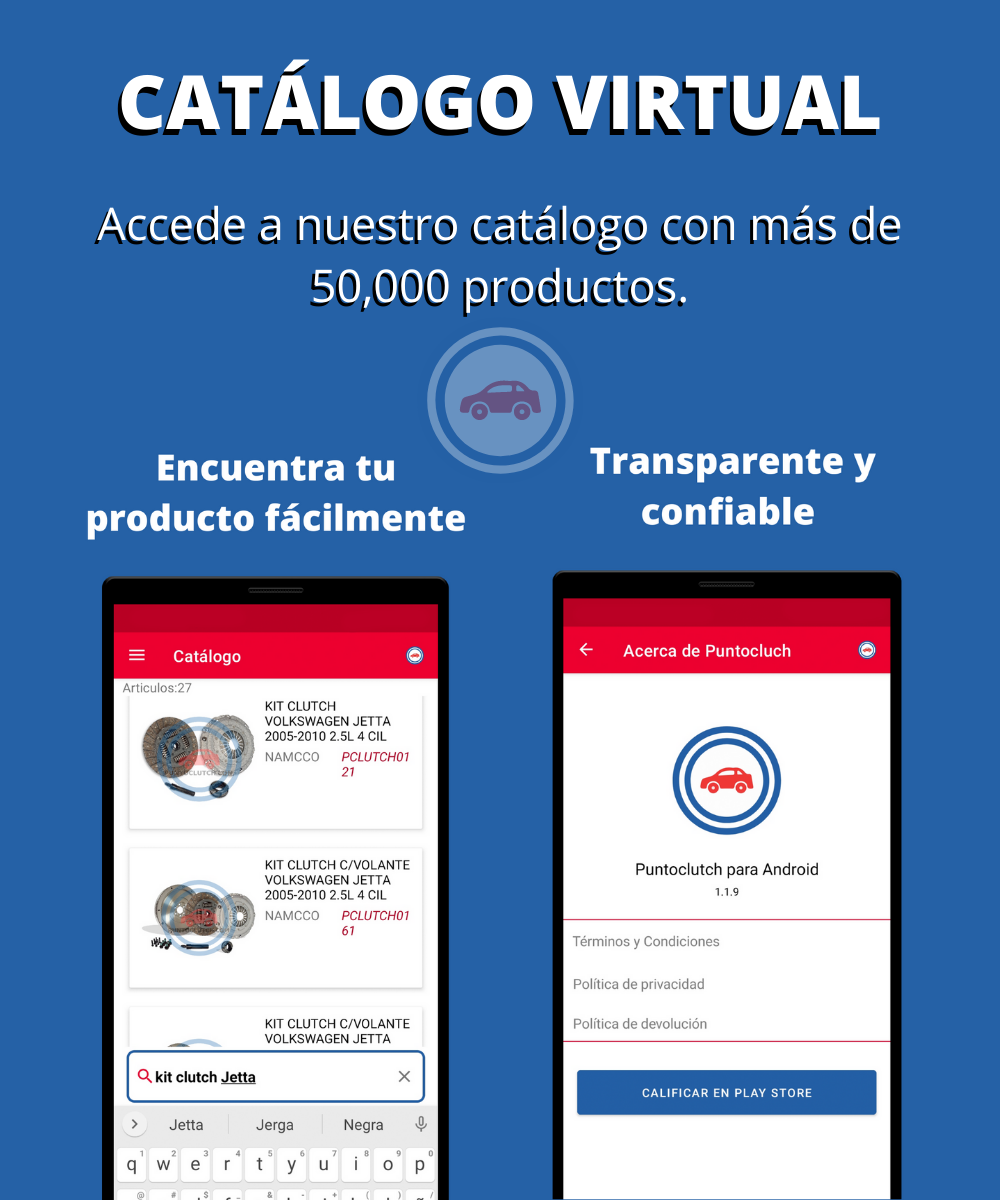 Catálogo virtual app android